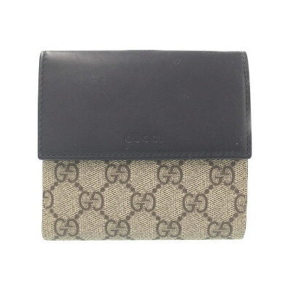 Gucci GG Supreme French Flap Wallet - Picture 1 of 5
